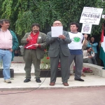 Manifestation contre la venue de Bush et poutine le 5 juin 2004 photo n°25 